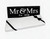 Mr & Mrs 2021 Large Wedding Hanging Sign Present Gift Decoration - Black
