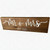 Mr & Mrs 2021 Large Wedding Hanging Sign Present Gift Decoration - Brown