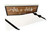 Mr & Mrs 2021 Large Wedding Hanging Sign Present Gift Decoration - Brown