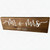 Mr & Mrs 2021 Large Wedding Hanging Sign Present Gift Decoration - Brown