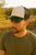 Straw Mesh Trucker Hat Adjustable Summer Baseball Cap for Men - Lightweight