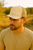 Straw Mesh Trucker Hat Adjustable Summer Baseball Cap for Men - Lightweight