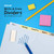 OS Plus 5-Tab Write on Big Tab Dividers with Single Curved Pocket, Assorted