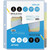 OS Plus 5-Tab Write on Big Tab Dividers with Single Curved Pocket, Assorted