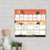 Meal and Shopping Planner Organizer, Magnetic or Wall Mount Kitchen Planning with Easy Tear-Off Grocery Lists