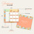 Meal and Shopping Planner Organizer, Magnetic or Wall Mount Kitchen Planning with Easy Tear-Off Grocery Lists