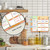 Meal and Shopping Planner Organizer, Magnetic or Wall Mount Kitchen Planning with Easy Tear-Off Grocery Lists