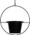 Plant Hanger 6 Inch Hanging Planter Plant Holders Modern Pot Hanger Wall Planters Indoor Hanging Metal Planter