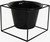 Metal Square 6" Home Garden Flower Plant Holder Removable Pot Stand Black