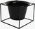 Metal Square 6" Home Garden Flower Plant Holder Removable Pot Stand Black