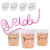 16 Pack Bride Bachelorette Party Cups, Bride Cup & Bridesmaid Cups, Reusable Party Decorations, for Bridal Shower, Engagement Wedding Gift, Party Supplies, 16oz