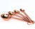 4 PCS Rose Gold Copper Stainless Steel Difference Size Measuring Spoons Set