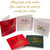 20 Christmas Holiday Greeting Gold Foil Envelopes Stickers Cards Bulk 5x5 inch