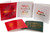 20 Christmas Holiday Greeting Gold Foil Envelopes Stickers Cards Bulk 5x5 inch