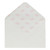 4 5/8" x 6 1/4" (A6 Size) Envelopes 25 Pack Thick Bright White Vellum Finish Lick and Stick Envelopes