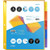 OS Plus 5-Tab Plastic Binder Dividers w/ 2 Pockets, Insertable Big Tabs
