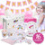 116 PCS Unicorn Balloon Plates Cups Napkins Straws Birthday Party 16 Guest Set