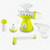 Juice Buddy 2 in 1 Manual Hand Crank, at Home Easy Clean, Ice Cream Maker and Juicer, with Suction Counter Mount