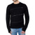Indigo Star Men's Fashion Crewneck Sweater Pullover with Zipper Detail