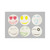72 Hour (6 Piece) Natural Mosquito Repellent Smiley Patch - Kid Safe - No Deet
