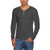 Alta Men's Slim Fit V Neck Long Sleeve Cotton T-Shirt