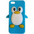 Hype iPhone 5 & 5S Silicone Penguin Blue Cell Phone Protective Slim Skin Case