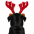 Dog Reindeer Antlers Headband Christmas Costume Outfit For Medium-Large Dogs