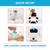 Panda Bubble Machine for Kids Ages 3+ – Wearable Wrist Bubble Blower Toy with Lights & Music | Includes Bubble Solution & Funnel | Battery Operated No Leak Design for Parties, Outdoor Fun, Gifts