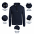 Men's Quarter Zip Fleece Pullover Lightweight Warm Casual Outdoor Sweater Jacket