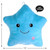 Twinkle Star Glowing LED Night Light Plush Pillows Stuffed Toys for Kids Blue