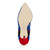 Isa Tapia Barcelona Embroidered Suede Mary Jane Closed Pointed-Toe Heels Pump