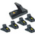 Alta Mouse Trap - Snapping Traps, Humane Power Rodent Killer (6 Pack), Black