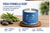 Citronella Candle Soy Wax Candles Aromatherapy Outdoor Indoor Candles Natural Soy Wax Candle with Rosemary Peppermint Lemongrass and Cedarwood
