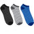 Altatac Unisex Comfortable Ankle High Soft Low Cut Striped Casual Socks Size 10-13, 6 Pack