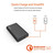 Jackery Thunder Fast Charging 10050mAh Quick Charge Portable Power Bank for Tablets and Smartphones