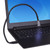 Tech Universe TU1415 USB 2.0 Flexible LED Laptop Light - Black / Silver