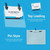 OS Plus OSNBPSC12 2.25 x 3.5 in. 12 Pack - Pin Horizontal  Name Badge Holder