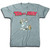 Tom & Jerry Mens Friend or Foe Classic Crew Neck Cartoon T-Shirt, Grey