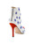 Isa Tapia Madrid Embroidered Asterisk Leather Point-Toe Ankle Booties - White