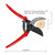 Professional SK-5 Handle 8" Red Garden Pruning Shears Clippers Scissors Cutter
