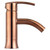 Waverly 7" Single Hole Single Handle Modern Bathroom Sink Faucet - Rose Gold