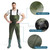 Hunting Fishing Waders Fly Fishing Waders for Men Women with Boots, Waterproof Bootfoot Nylon/PVC Wader, Sizes 9-13