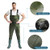 Hunting Fishing Waders Fly Fishing Waders for Men Women with Boots, Waterproof Bootfoot Nylon/PVC Wader, Sizes 9-13