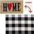 Front Door Home Mat 30"x17"Buffalo Plaid Rug-Non-Slip Entryway Indoor Outdoor
