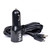 Trio Single USB 2.4A (12W) DC Car Power Adapter Charger microUSB Cable - Black