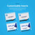 OS Plus Pin Style Name Badges 3x4 Top-Loading 12-Pack