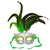 Mardi Gras Glitter Eye Mask With Feather Plume