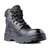 Men's Tactical Boots Dura Max Mid Zipper 6" - Oil & Slip Resistant Black Leather Boots