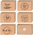 40 Kraft Rustic Envelopes, Stickers Thank You Notes Cards Bulk Set 4x6 inch
