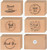 80 Kraft Rustic Envelopes, Stickers Thank You Notes Cards Bulk Set 4x6 inch